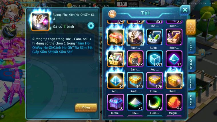 MÃ : #TTS5632 - S1759 - TOP16 - V14 HOOH CỘNG HƯỞNG DYNAMAX YVETAL THẦN GIÓ BC UNVOA DRAK HOOH