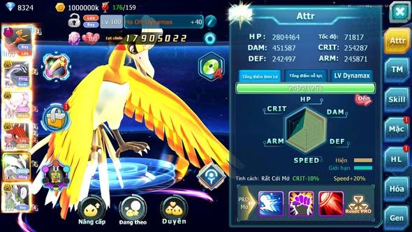 MÃ : #TTS5645 - S1361 - V12 - 570 SÁCH - HOOH DYNAMAX PALKIA BC DIANCIE BC QVLD BC RẮN BĂNG BC NVOA NHIỀU PET HT
