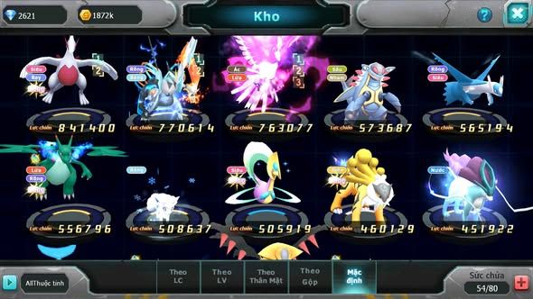 MÃ : #TTS5650 - S1697 - LUGIA UNVOA DRAK HOOH AMDLO NHIỀU PET HT