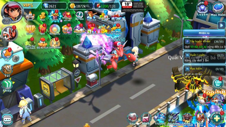 MÃ : #TTS5650 - S1697 - LUGIA UNVOA DRAK HOOH AMDLO NHIỀU PET HT