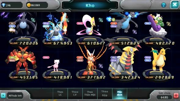 MÃ : #TTS5649 - S1548 - SHADOW LUGIA UNVOA VỊT BẦU