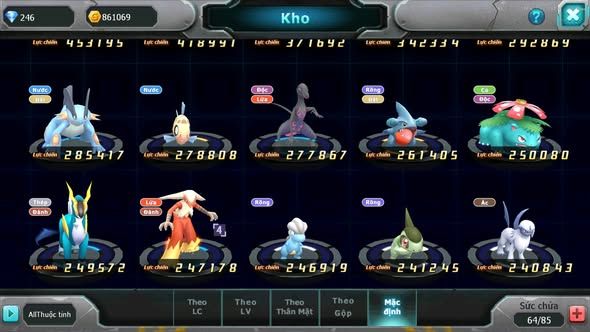 MÃ : #TTS5649 - S1548 - SHADOW LUGIA UNVOA VỊT BẦU