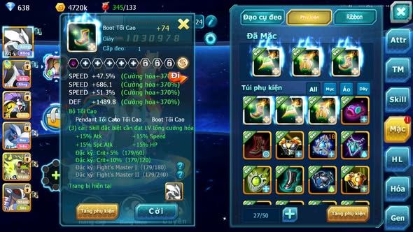 MÃ : #TTS5648 - S1847 - TOP32 - V9 - UNVOA LATI RAIKOU LUGIA NHIỀU PET HT