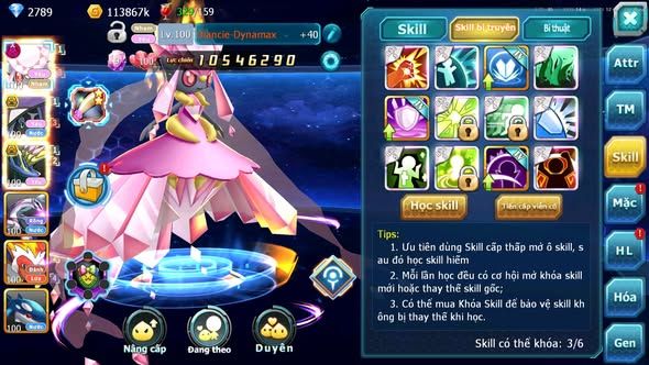 MÃ : #TTS5654 - S1705 - V9 - TOP48 - DIANCIE DYNAMAX TAPU FINI BC XERM PALKIA