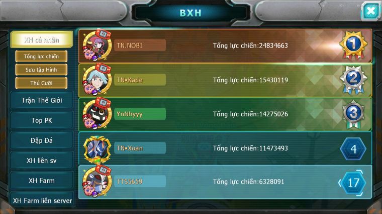 MÃ : #TTS5659 - S1795 - TOP 17 - V9 - UNVOA DRAK HOOH HOOH NHIỀU PET HT