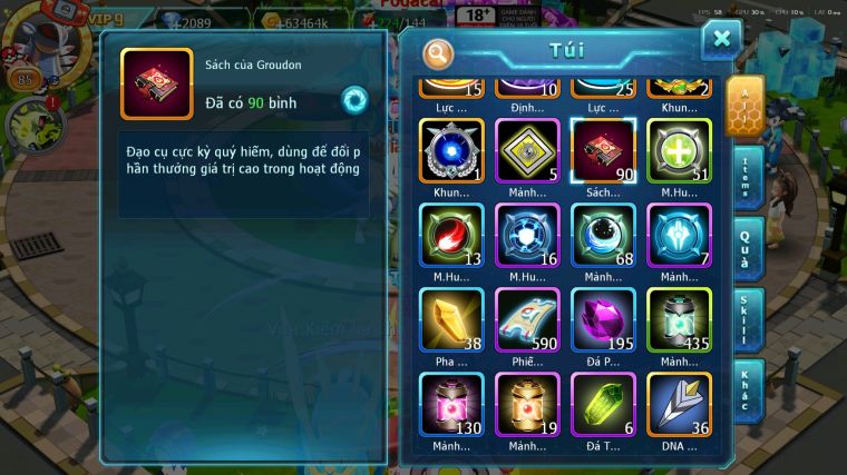 MÃ : #TTS5659 - S1795 - TOP 17 - V9 - UNVOA DRAK HOOH HOOH NHIỀU PET HT