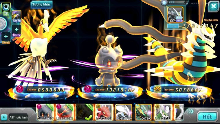MÃ : #TTS5657 - S1419 - V10 - MASHADOW DYNAMAX HOOH DYNAMAX GIRATINA BC QVLD BC UNVOA CẶP LATI BC