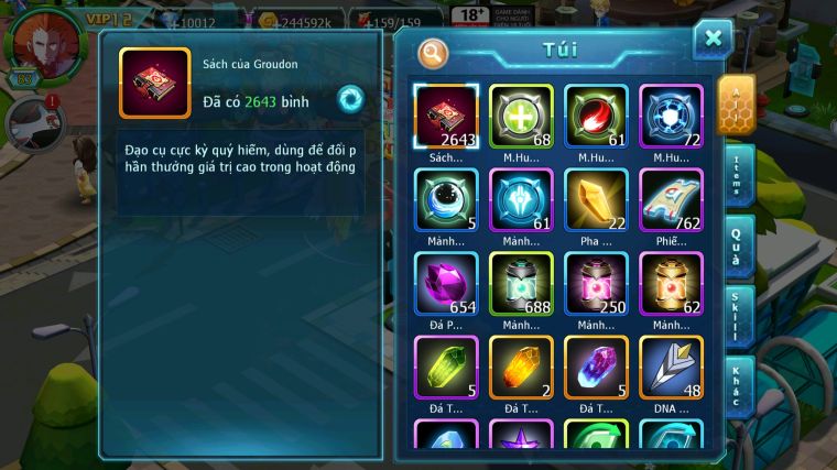 MÃ : #TTS5669 - S1793 - TOP 27 - V12 - 2K6 SÁCH - HOOH DYNAMAX THẦN GIÓ BC QVLD BC ĐUA TOP NGON