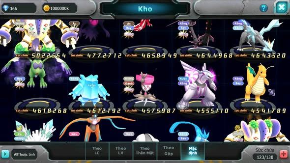 MÃ : #TTS5668 - S57 - TOP 27 - PIKACHU DYNAMAX VỊT BẦU BC TAPU KOKO BC THẦN ĐIỆN BC HOOH DYNAMAX NHIỀU PET HT