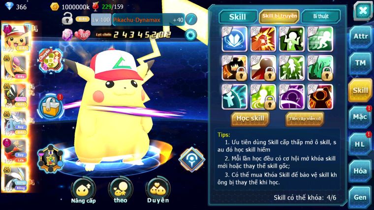 MÃ : #TTS5668 - S57 - TOP 27 - PIKACHU DYNAMAX VỊT BẦU BC TAPU KOKO BC THẦN ĐIỆN BC HOOH DYNAMAX NHIỀU PET HT