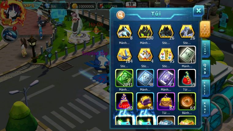 MÃ : #TTS5668 - S57 - TOP 27 - PIKACHU DYNAMAX VỊT BẦU BC TAPU KOKO BC THẦN ĐIỆN BC HOOH DYNAMAX NHIỀU PET HT