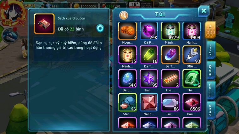 MÃ : #TTS5668 - S57 - TOP 27 - PIKACHU DYNAMAX VỊT BẦU BC TAPU KOKO BC THẦN ĐIỆN BC HOOH DYNAMAX NHIỀU PET HT