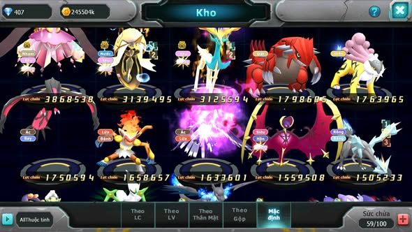 MÃ : #TTS5673 - S1688 - V6 - TEAM YÊU BÁ CHỦ GROUDON RAIKOU NHIỀU PET HT