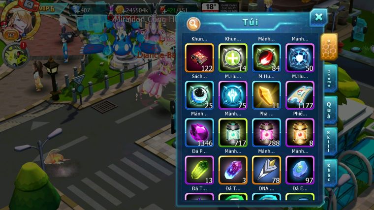 MÃ : #TTS5673 - S1688 - V6 - TEAM YÊU BÁ CHỦ GROUDON RAIKOU NHIỀU PET HT