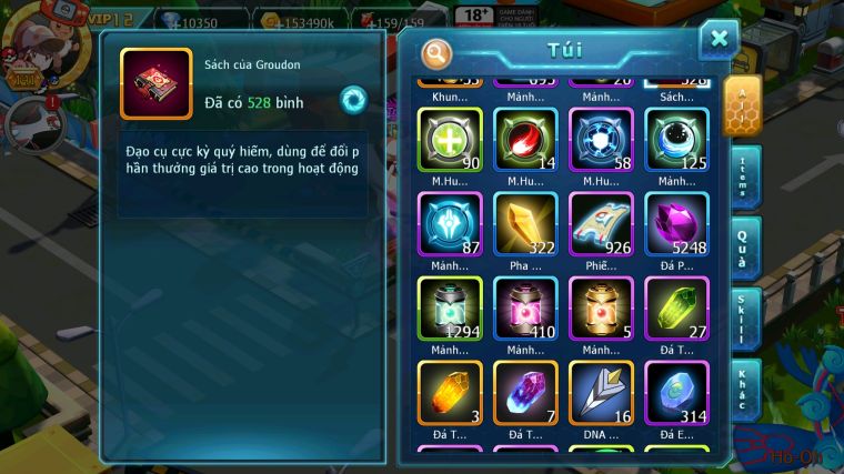 MÃ : #TTS5680 - S1710 - V12 - 10K KC - PALKIA CỘNG HƯỞNG UNVOA WB BC KYOGRE BC CẶP LATI BC