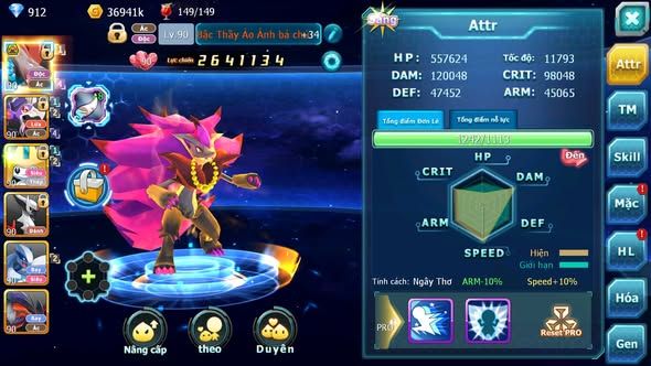 MÃ : #TTS5678 - S1820 - TOP9 - V9 - BTAA BÁ CHỦ DRAK HOOH JIRACHI ĐUA TOP NGON