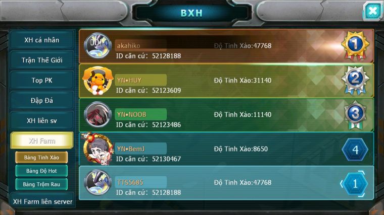 MÃ : #TTS5685 - S1852 - TOP1-2 ALL - V14 - 31K KC - 1K7 SÁCH - CẶP RỒNG BÁ CHỦ PALKIA BC UNVOA CẶP LATI ĐUA TOP NGON