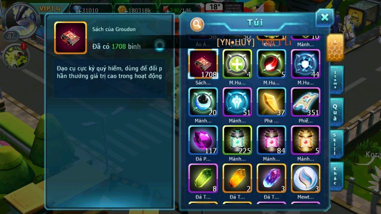 MÃ : #TTS5685 - S1852 - TOP1-2 ALL - V14 - 31K KC - 1K7 SÁCH - CẶP RỒNG BÁ CHỦ PALKIA BC UNVOA CẶP LATI ĐUA TOP NGON