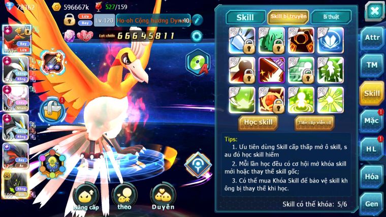 MÃ : #TTS5681 - S650 - TOP3 ALL CHAM - 3K1 SÁCH - 78K KC - HOOH - WB - DIANCIE - YVETAL - LUGIA CỘNG HƯỞNG MEGANEC NHIỀU PET HUYỀN THOẠI
