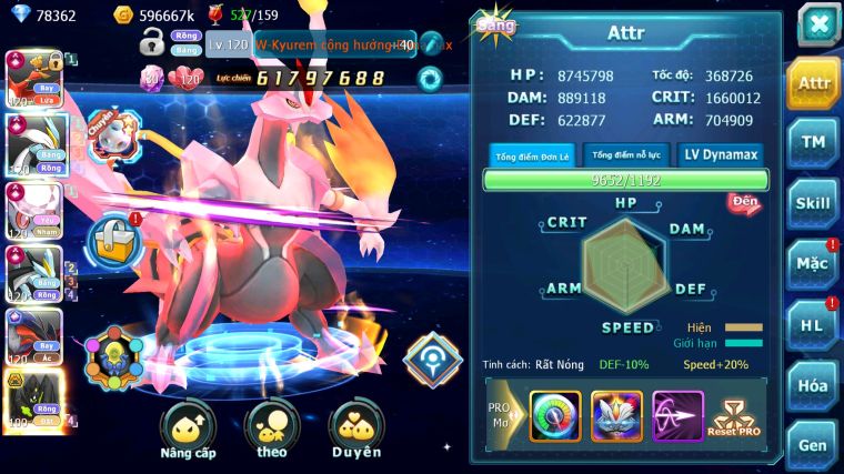 MÃ : #TTS5681 - S650 - TOP3 ALL CHAM - 3K1 SÁCH - 78K KC - HOOH - WB - DIANCIE - YVETAL - LUGIA CỘNG HƯỞNG MEGANEC NHIỀU PET HUYỀN THOẠI