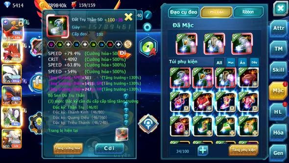 MÃ : #TTS5699 - S1440 - V9 - HOOH CỘNG HƯỞNG QUÁI VẬT LÒNG ĐẤT BÁ CHỦ UNVOA YVETAL THẦN GIÓ BC NHIỀU PET HT