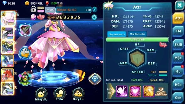 MÃ : #TTS5696 - S1202 - V5 - DIANCIE BÁ CHỦ TAPU FINI BÁ CHỦ XERM BÁ CHỦ LUGIA QVLD WHITE BÁ CHỦ NHIỀU PET HT