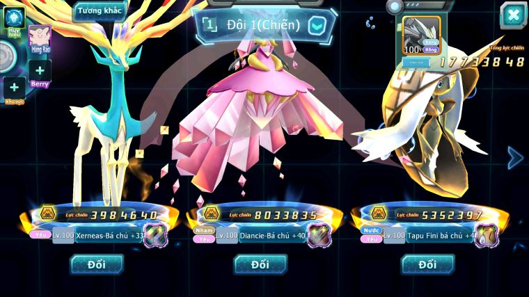MÃ : #TTS5696 - S1202 - V5 - DIANCIE BÁ CHỦ TAPU FINI BÁ CHỦ XERM BÁ CHỦ LUGIA QVLD WHITE BÁ CHỦ NHIỀU PET HT