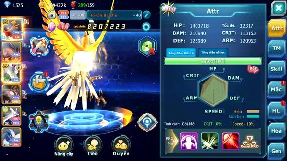 MÃ : #TTS5705 - S1770 - V12 - HOOH BÁ CHỦ YVETAL THẦN GIÓ BC NHIỀU PET HT