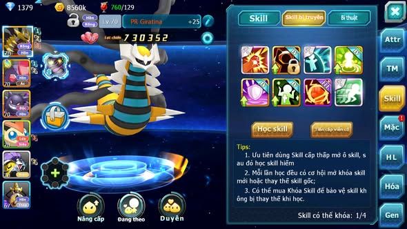 MÃ : #TTS5709 - S1861 - TOP40 - GIRATINA TEAM HỒN NÔNG DÂN VICTINI RAIKOU