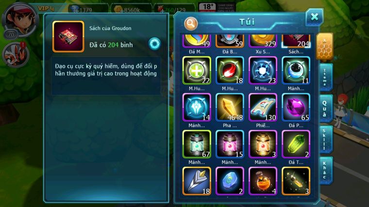 MÃ : #TTS5709 - S1861 - TOP40 - GIRATINA TEAM HỒN NÔNG DÂN VICTINI RAIKOU