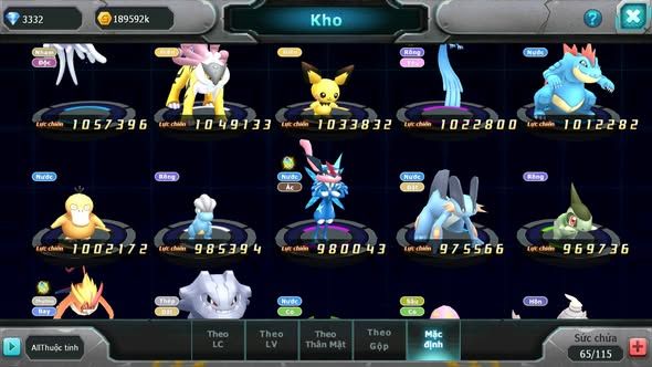 MÃ : #TTS5714 - S1813 - TOP 10 - V13  UNVOA WHITE BC CẶP LATI BÁ CHỦ BLACK HOOH GIRATINA