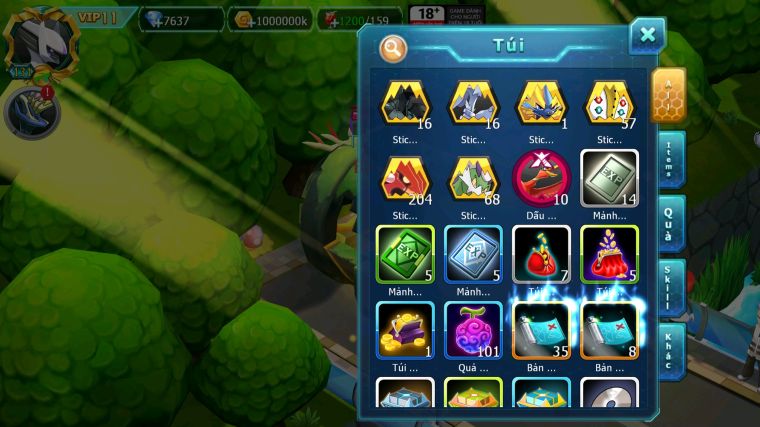 MÃ : #TTS5711 - S1296 - V11 - BTAA BÁ CHỦ UNVOA ZOROA BC MES HOOH RAYQUAZA NHIỀU PET HT