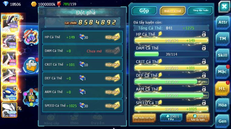 MÃ : #TTS5723 - S1728 - TOP41 - V14 - MIRAIDON BÁ CHỦ PALKIA BÁ CHỦ CẶP LATI BC KYOGRE BC NHIỀU PET HT