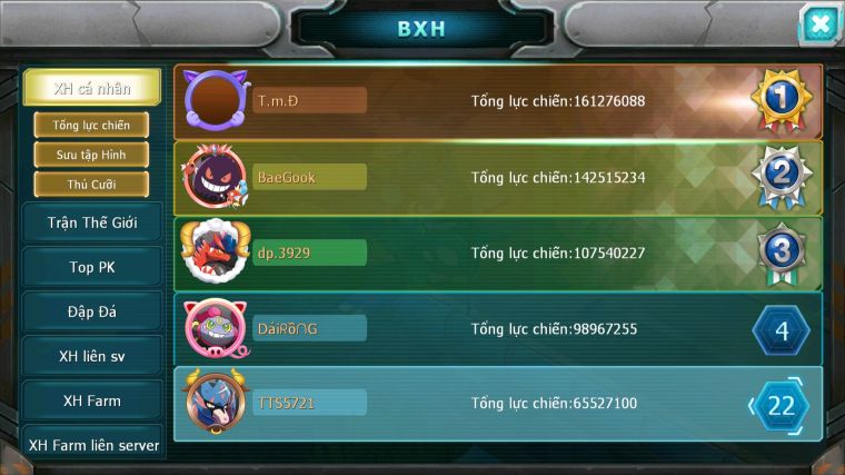 MÃ : #TTS5721 - S1512 - TOP 11 - V14 - VUA KIẾM VUA KHIÊN BÁ CHỦ TAPU BULU BÁ CHỦ HOOH DYNAMAX NHIỀU PET HUYỀN THOẠI