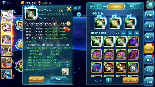 MÃ : #TTS5730 - S1791 - UNVOA CẶP LATI BÁ CHỦ KYOGRE AMDLO