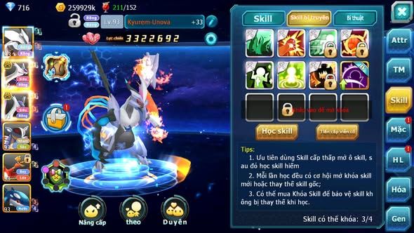 MÃ : #TTS5730 - S1791 - UNVOA CẶP LATI BÁ CHỦ KYOGRE AMDLO