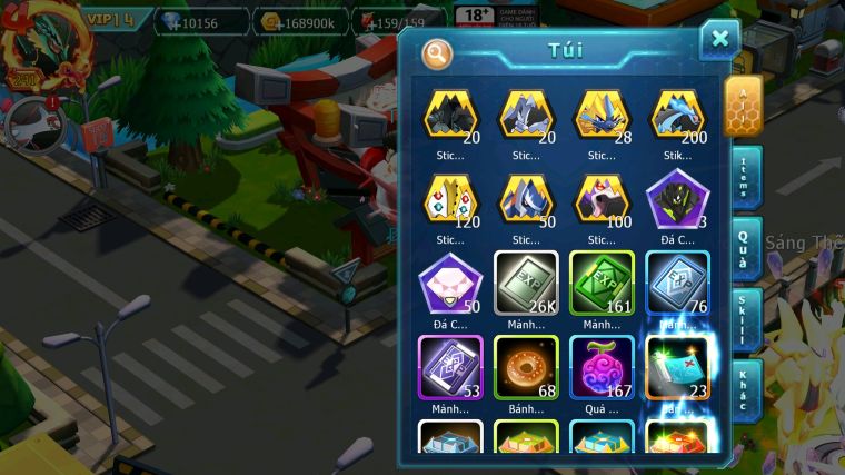 MÃ : #TTS5727 - S1607 - TOP 33 - V14 - KORAIDON BÁ CHỦ DIANCIE DYNAMAX CẶP LATI BC NHIỀU PET HT
