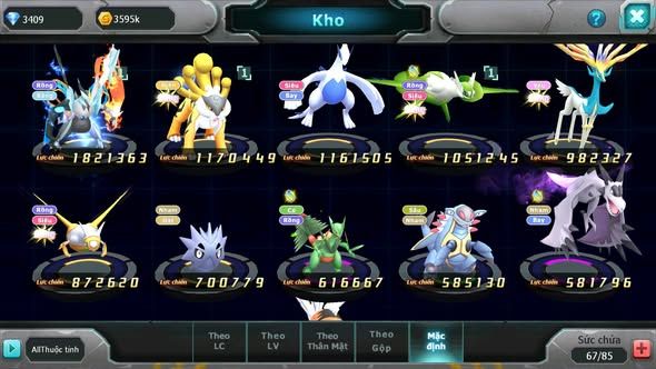 MÃ : #TTS5726 - S1856 - TOP 9 - 214 SÁCH V10 - UNVOA RAIKOU CẶP LATI LUGIA NHIỀU PET HT