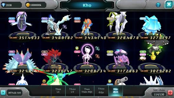MÃ : #TTS5748 - S1368 - 2K5 SÁCH - V12 - PALKIA CỘNG HƯỞNG FULL SS HOOH BC WHITE DYNAMAX KYOGRE BC MEW GIÁP BC NHIỀU PET HT