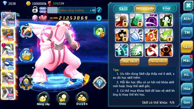 MÃ : #TTS5748 - S1368 - 2K5 SÁCH - V12 - PALKIA CỘNG HƯỞNG FULL SS HOOH BC WHITE DYNAMAX KYOGRE BC MEW GIÁP BC NHIỀU PET HT
