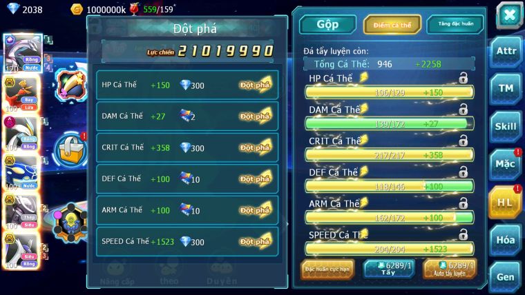 MÃ : #TTS5748 - S1368 - 2K5 SÁCH - V12 - PALKIA CỘNG HƯỞNG FULL SS HOOH BC WHITE DYNAMAX KYOGRE BC MEW GIÁP BC NHIỀU PET HT