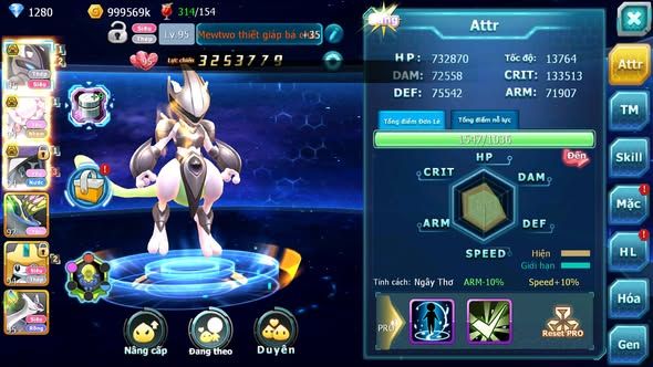 MÃ : #TTS5751 - S1695 - V7 - MEW GIÁP BC DIANCIE TAPU FINI XERM NHIEUEFPET HT