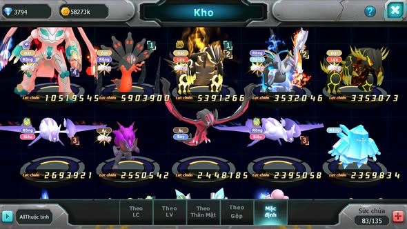 MÃ : #TTS5764 - S1681 - V12 - ZYGARDE CỘNG HƯỞNG + ZYGARDE NHIỀU PET HT