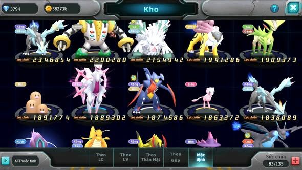 MÃ : #TTS5764 - S1681 - V12 - ZYGARDE CỘNG HƯỞNG + ZYGARDE NHIỀU PET HT