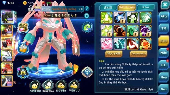 MÃ : #TTS5764 - S1681 - V12 - ZYGARDE CỘNG HƯỞNG + ZYGARDE NHIỀU PET HT
