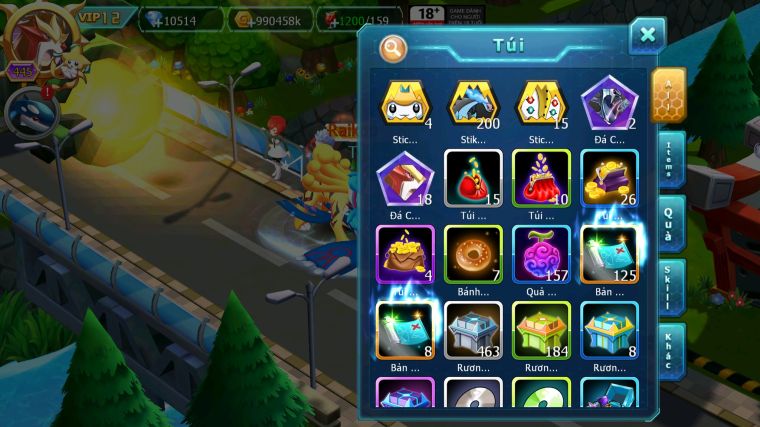MÃ : #TTS5765 - S916 - TOP 26 - V12 - 10K KC - 2K SÁCH - PIKACHU DYNAMAX RAYQUAZA BC RAIKOU CỘNG HƯỞNG TAPU KOKO CỘNG HƯỞNG NHIỀU PET BÁ CHỦ
