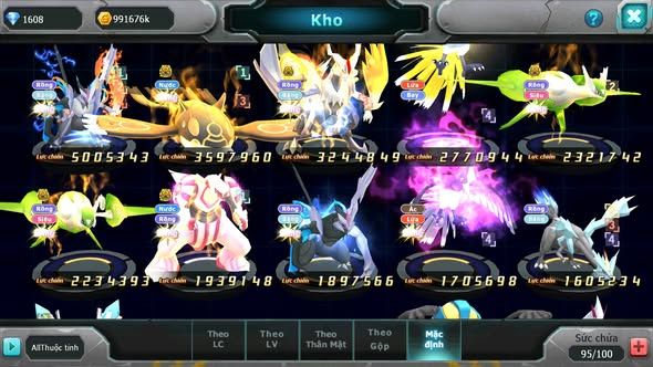 MÃ : #TTS5763 - S1414 - V10 - UNVOA KYOGRE BC WHITE BC BLACK CẶP LATI BC