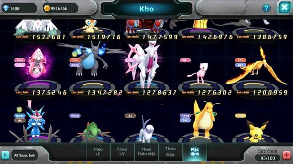 MÃ : #TTS5763 - S1414 - V10 - UNVOA KYOGRE BC WHITE BC BLACK CẶP LATI BC