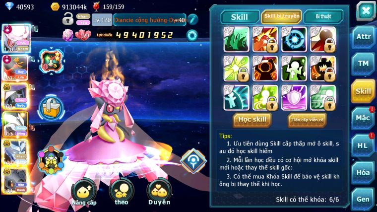 MÃ : #TTS5762 - S326 - TOP 3 - DIANCIE CỘNG HƯỞNG DYNAMAX HOOH CỘNG HƯỞNG DYNAMAX NHIỀU PET BÁ CHỦ