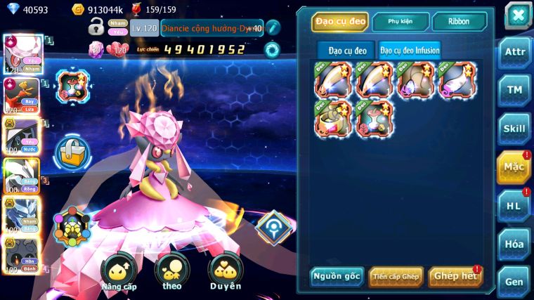 MÃ : #TTS5762 - S326 - TOP 3 - DIANCIE CỘNG HƯỞNG DYNAMAX HOOH CỘNG HƯỞNG DYNAMAX NHIỀU PET BÁ CHỦ